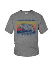 THEY MOSTLY COME OUT AT NIGHT MOSTLY Youth T-Shirt tile