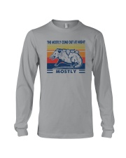 THEY MOSTLY COME OUT AT NIGHT MOSTLY Long Sleeve Tee tile