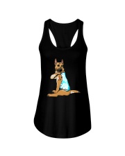 german shepherd love mom Ladies Flowy Tank thumbnail