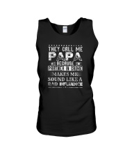 THEY CALL ME PAPA Unisex Tank tile