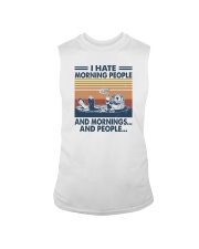 I HATE MORNING PEOPLE OTTER Sleeveless Tee tile