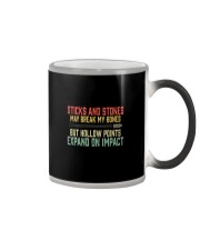 STICKS AND STONES MAY BREAK MY BONES VINTAGE Color Changing Mug tile