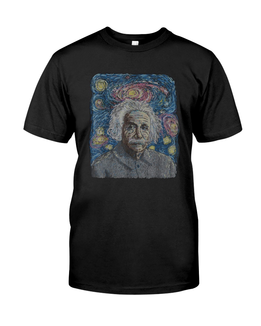 STARRY NIGHT ALBERT EINSTEIN Classic T-Shirt