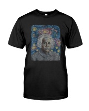 STARRY NIGHT ALBERT EINSTEIN Classic T-Shirt front
