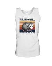 FEELING CUTE MIGHT DELETE LATER IDK THO Unisex Tank tile