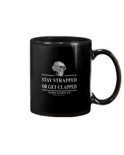 STAY TRAPPED OR GET CLAPPED Mug tile