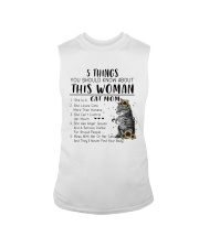5 THINGS YOU SHOULD KNOW ABOUT THIS WOMAN CAT MOM Sleeveless Tee thumbnail