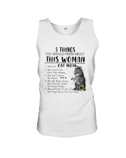 5 THINGS YOU SHOULD KNOW ABOUT THIS WOMAN CAT MOM Unisex Tank thumbnail