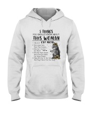 5 THINGS YOU SHOULD KNOW ABOUT THIS WOMAN CAT MOM Hooded Sweatshirt thumbnail