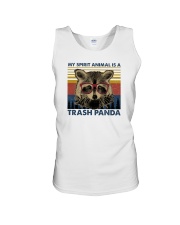 MY SPIRIT ANIMAL IS A TRASH PANDA Unisex Tank tile