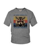 MY SPIRIT ANIMAL IS A TRASH PANDA Youth T-Shirt tile