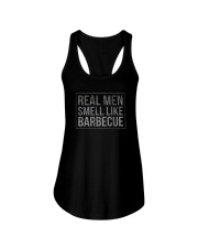 REAL MEN LIKE BARBECUE Ladies Flowy Tank tile