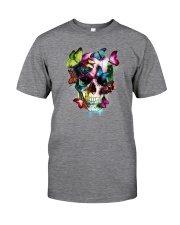 SKULL AND BUTTERFLIES Classic T-Shirt front