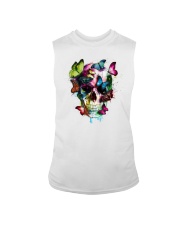 SKULL AND BUTTERFLIES Sleeveless Tee tile