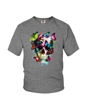 SKULL AND BUTTERFLIES Youth T-Shirt tile
