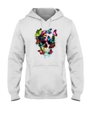SKULL AND BUTTERFLIES Hooded Sweatshirt tile