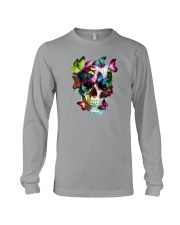 SKULL AND BUTTERFLIES Long Sleeve Tee tile