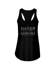 OLD GUY RULE ROCK GUITAR Ladies Flowy Tank tile