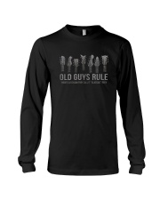 OLD GUY RULE ROCK GUITAR Long Sleeve Tee tile