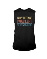 IN MY DEFENSE I WAS LEFT UNSUPERVISED Sleeveless Tee thumbnail