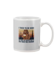 BONFIRE WAS LIT THERE WAS BOURBON Mug thumbnail