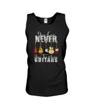 YOU CAN NEVER HAVE TOO MANY GUITARZ Unisex Tank tile