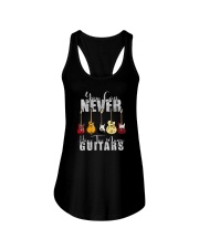 YOU CAN NEVER HAVE TOO MANY GUITARZ Ladies Flowy Tank tile