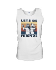 LETS BE FRIENDS Unisex Tank tile
