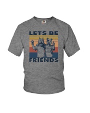 LETS BE FRIENDS Youth T-Shirt tile