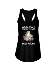 was ist besser als eine katze zwei katzen Ladies Flowy Tank thumbnail