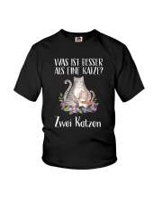 was ist besser als eine katze zwei katzen Youth T-Shirt thumbnail