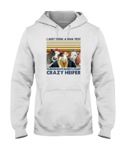 I'M 100 PERCENT THAT CRAZY HEIFER Hooded Sweatshirt tile