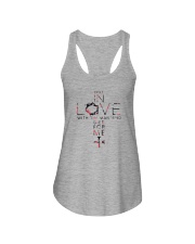 BLESSED BY GOD SPOILED BY MY HUSBAND Ladies Flowy Tank tile