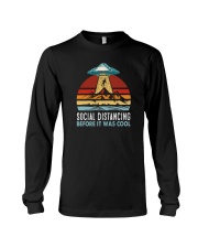 SOCIAL DISTANCING BEFORE IT WAS COOL UFO ALIEN Long Sleeve Tee thumbnail