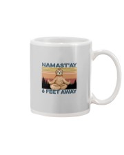 NAMAST'AY SIX FEET AWAY SLOTH YOGA Mug thumbnail