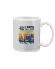 I LIKE BEER AND TRUCKS Mug tile