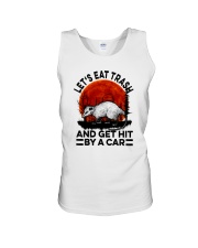 LET'S EAT TRASH AND GET HIT BY A CAR a Unisex Tank tile