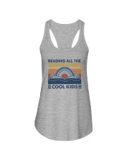 READING ALL THE COOL KIDS Ladies Flowy Tank tile