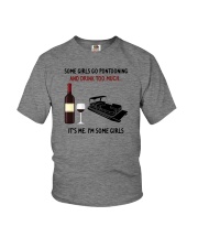 SOME GIRLS GO PONTOONING AND DRINK TOO MUCH Youth T-Shirt tile