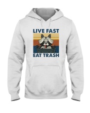 LIVE FAST EAT TRASH VINTAGE Hooded Sweatshirt tile