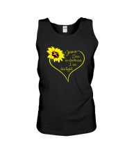 EVEN DARKNESS I SEE HIS LIGHT Unisex Tank thumbnail