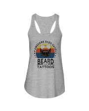 AWESOME DADS HAVE BEARDS AND TATTOOS Ladies Flowy Tank thumbnail