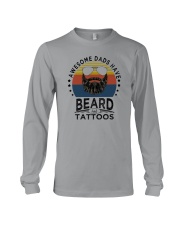 AWESOME DADS HAVE BEARDS AND TATTOOS Long Sleeve Tee thumbnail