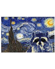 STARRY NIGHT RACCOON 24x16 Poster front