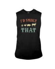 I'D SMOKE THAT BBQ WEED Sleeveless Tee thumbnail