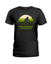 SOCIAL DISTANCING CHAMPION TOILET PAPER BIGFOOT Ladies T-Shirt thumbnail