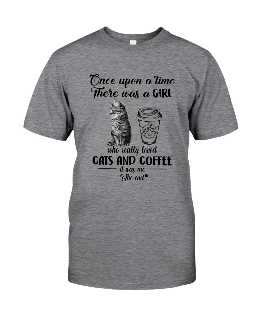 GIRL LOVED CATS AND COFFEE IT WAS ME Classic T-Shirt