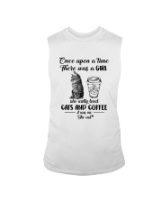 GIRL LOVED CATS AND COFFEE IT WAS ME Sleeveless Tee thumbnail