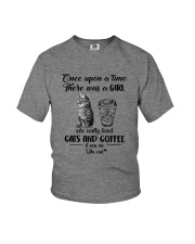 GIRL LOVED CATS AND COFFEE IT WAS ME Youth T-Shirt thumbnail