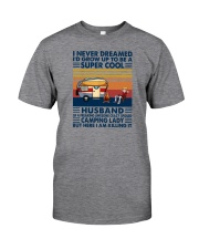 SUPER COOL CAMPING HUSBAND Classic T-Shirt front